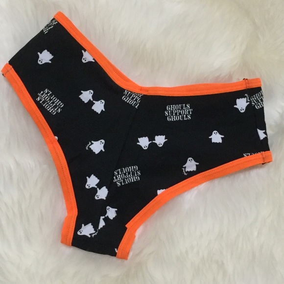 🎃👻VS PINK S Halloween Cheekster Ghost 🎃👻  Ghouls Support Ghouls Holiday NWT - Picture 7 of 13